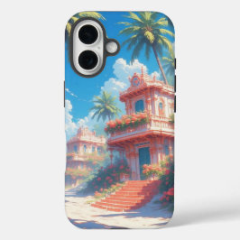Funda iPhone 16 Tropical landscape