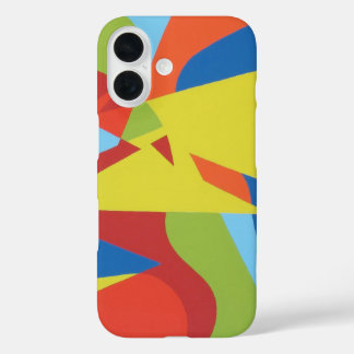 Funda iPhone 16 Tropical Toucan Beak Abstract Design Phone Cover