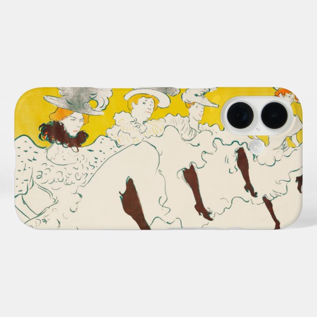 Funda iPhone 16 Troupe de Mademoiselle Eglantine, Toulouse Lautrec (Reverso (Horizontal))
