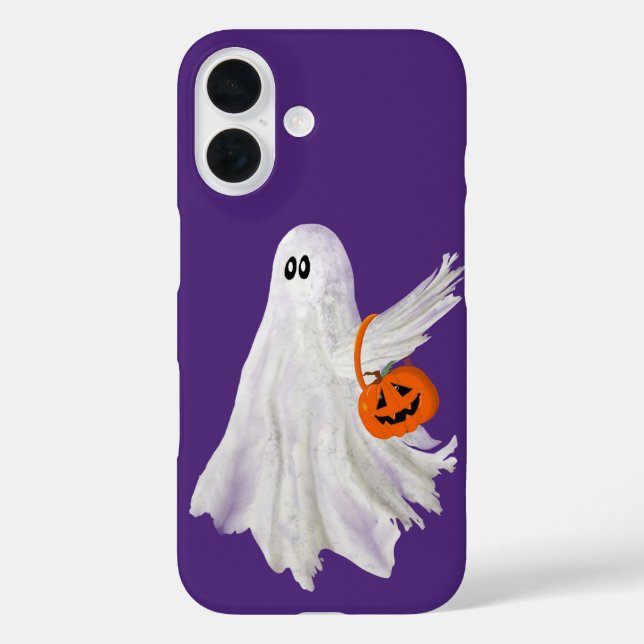 Funda iPhone 16 Truco O Tratamiento Del Fantasma Con Cubo De Vela  (Reverso )