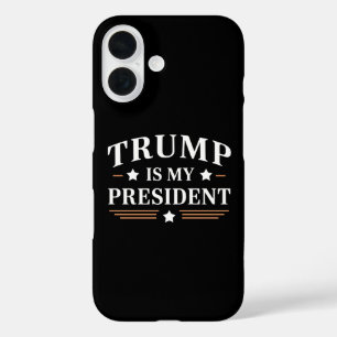 Funda iPhone 16 Trump Es Mi Presidente 47th US Vintage