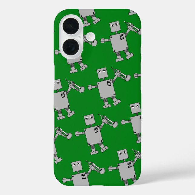 Funda iPhone 16 Trumpet Robot (Reverso )