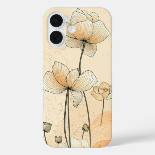 Funda iPhone 16 Tulip de crema de sol