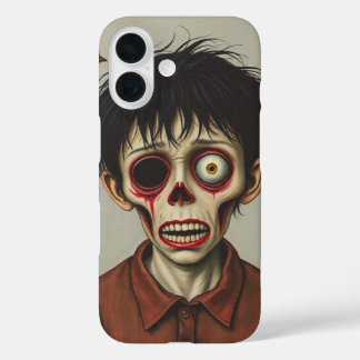 Funda iPhone 16 Un chico triste de un solo ojo