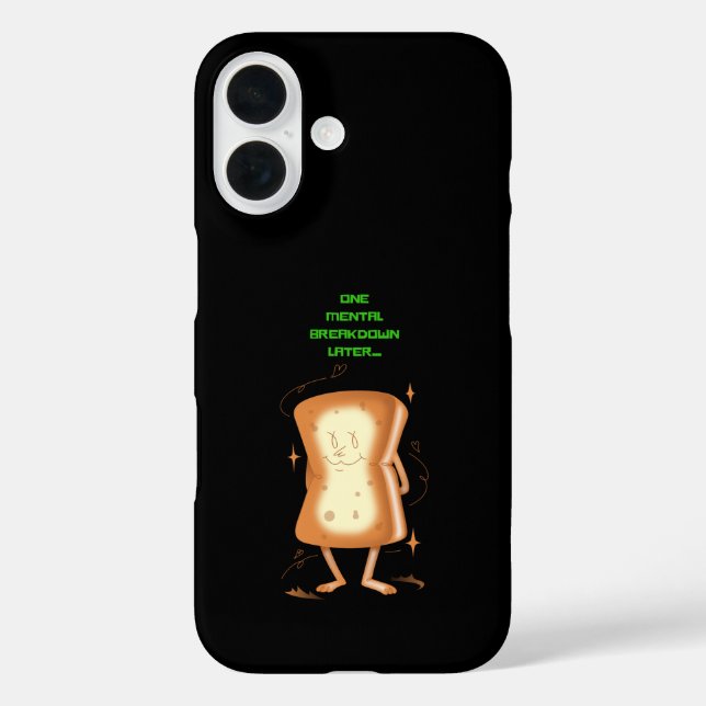 Funda iPhone 16 Un desglose mental más tarde (Reverso )