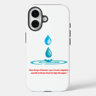 Funda iPhone 16 Un diseño premium de gota de agua