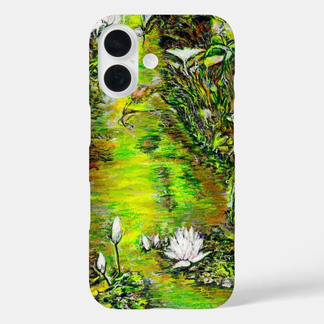 Funda iPhone 16 Un estanque con pensamientos impuros (Reverso )