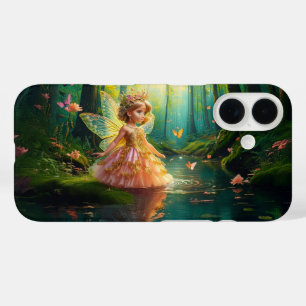 Funda iPhone 16 Un hada mágica en un estanque
