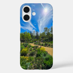 Funda iPhone 16 un hermoso paisaje primaveral en el jardín