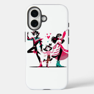 Funda iPhone 16 Un momento familiar caprichoso