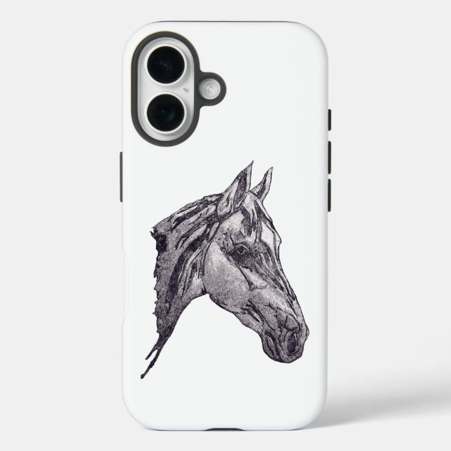 Funda iPhone 16 Una belleza equina (Reverso )