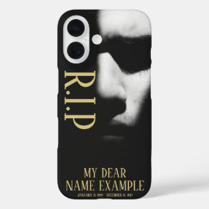 Funda iPhone 16 Una cara dormida en media sombra Case-Mate