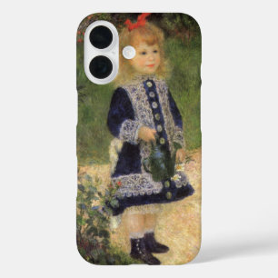 Funda iPhone 16 Una niña con regadera de Pierre Renoir