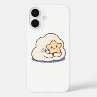 Una nube tímida abraza una estrella - Dreamy Cute