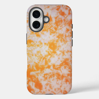 Funda iPhone 16 Una textura grunge naranja |