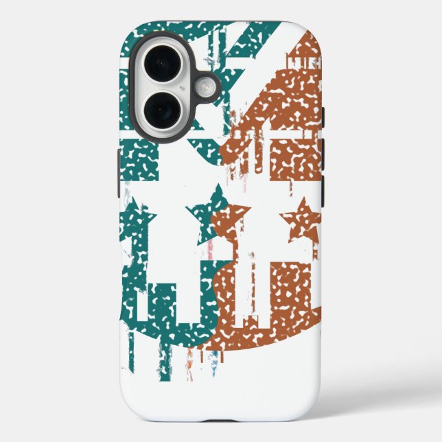 Funda iPhone 16 Unidad en Movimiento - Gotas de Democracia (Reverso )