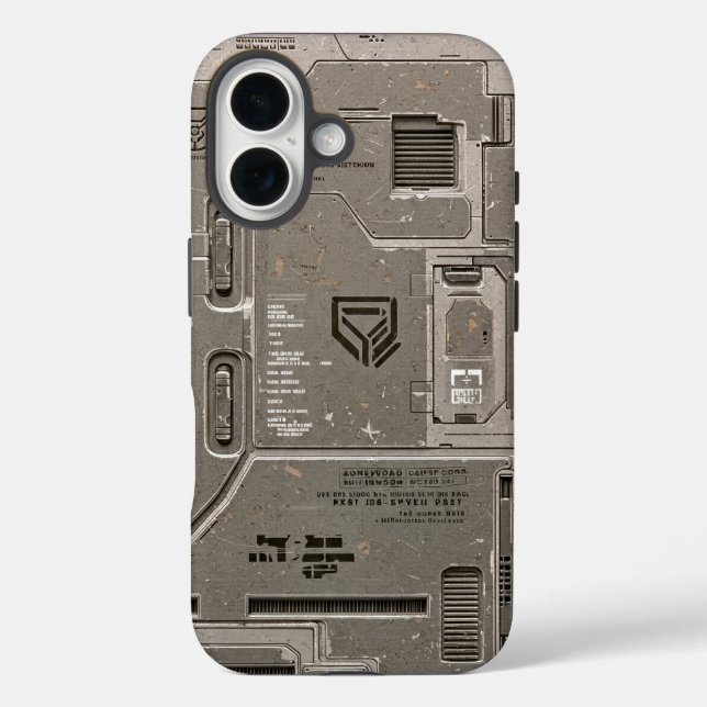 Funda iPhone 16 UNIT-77 #002: Orbital Bastion 2152 (Reverso )