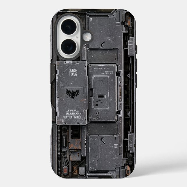 Funda iPhone 16 UNIT-77 #011: Puerta de Obsidiana de Ala Negra de  (Reverso )