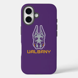 Funda iPhone 16 Universidad de Albany Great Danes