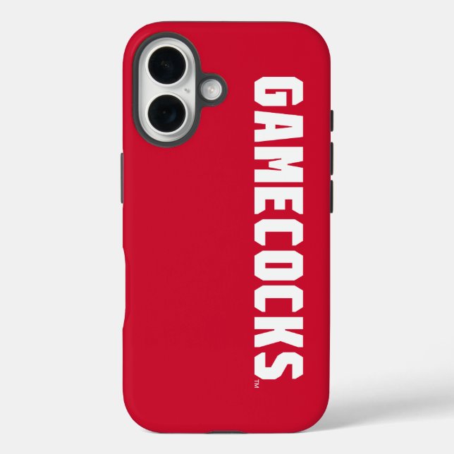 Funda iPhone 16 Universidad Estatal de Jacksonville Gamecocks Logo (Reverso )