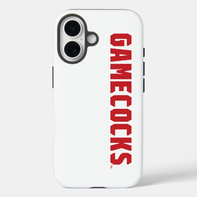 Funda iPhone 16 Universidad Estatal de Jacksonville Gamecocks Logo (Reverso )