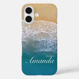Funda iPhone 16 Uno con la playa