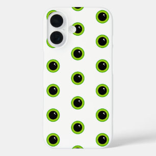 Funda iPhone 16 Unos ojos verdes divertidos