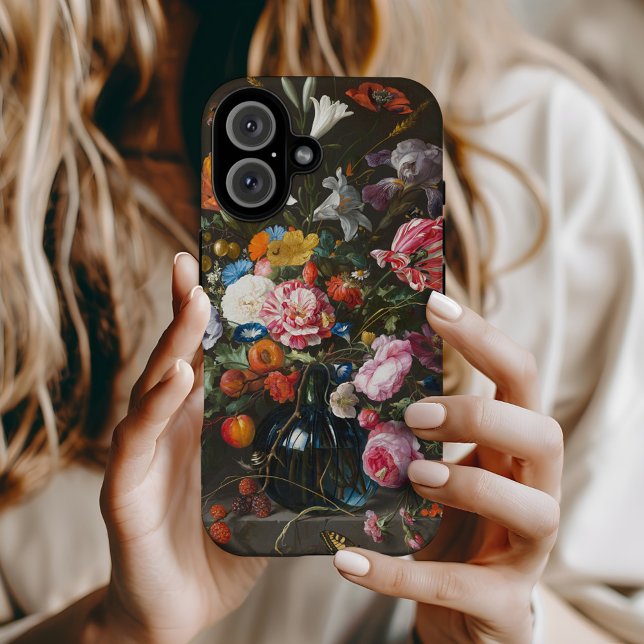 Funda iPhone 16 Vase de flores | Jan Davidsz de Heem (Subido por el creador)