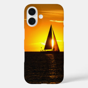 Funda iPhone 16 Vela al atardecer