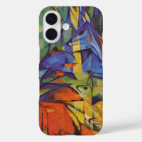Venado en el bosque II por Franz Marc, Arte Vintag
