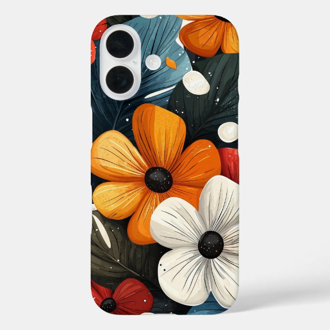 Funda iPhone 16 Venas de sol (Reverso )