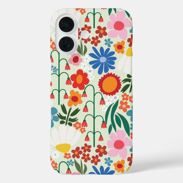 Funda iPhone 16 Verano Retro de los 60 (Reverso )