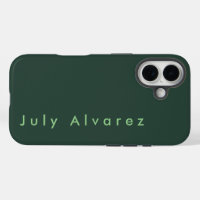 Verde grisáceo elegante Minimalista