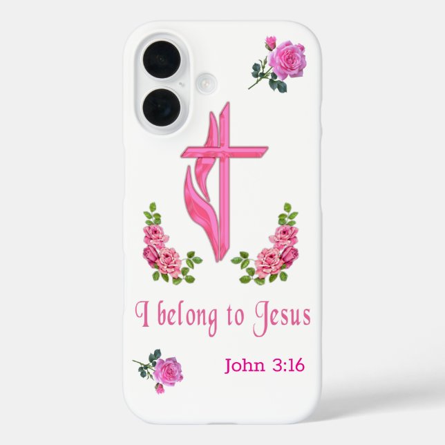 Funda iPhone 16 Versos de la Biblia (Reverso )