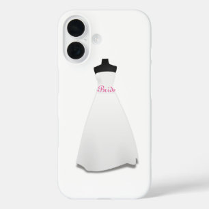 Funda iPhone 16 Vestido de novia blanco novia