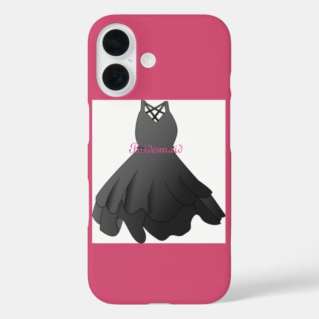 Funda iPhone 16 Vestido de Novia Dama de Honor (Reverso )