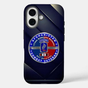 Funda iPhone 16 Veterano de la Brigada Aerotransportada 173 en Afg