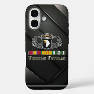 Funda iPhone 16 Veterano de la División Aerotransportada 101 en Vi