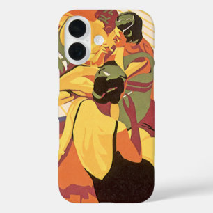 Funda iPhone 16 Viajes antiguos, vacaciones en crucero