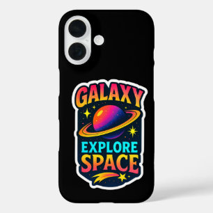 Funda iPhone 16 Vibes celestiales en órbita eléctrica