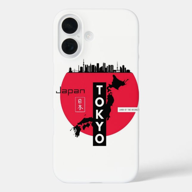 Funda iPhone 16 Vibes de la calle de Tokio - iPhone C al estilo ja (Reverso )
