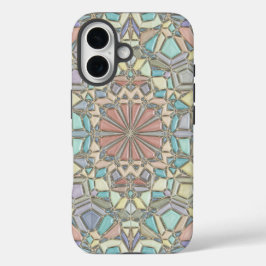 Funda iPhone 16 vibrant mosaic
