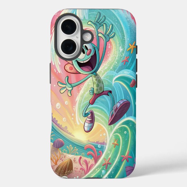Funda iPhone 16 Vibrante Ocean Pop (Reverso )