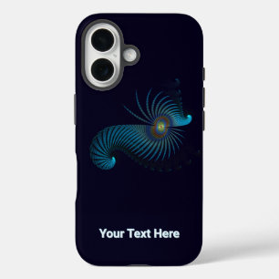 Funda iPhone 16 Vida bioluminiscente en el mar