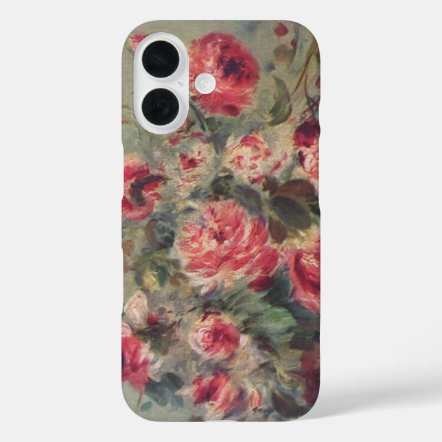Funda iPhone 16 Vida muerta, Rosas de Vargemont | Renoir (Reverso )