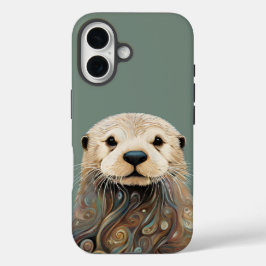 Funda iPhone 16 Vida silvestre Otter