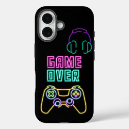 Funda iPhone 16 Videojuego de Guay Neon.