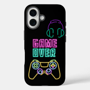 Funda iPhone 16 Videojuego de Guay Neon.