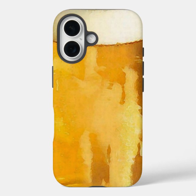 Funda iPhone 16 Vidrio de cerveza (Reverso )