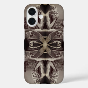 Funda iPhone 16 Vieja Francia París Notre Dame Catedral pensadora